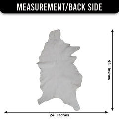 Luxury Black and Brown Goat Hide Rug - Premium Natural Hair-On Goat Skin Rug for Elegant Home Decor