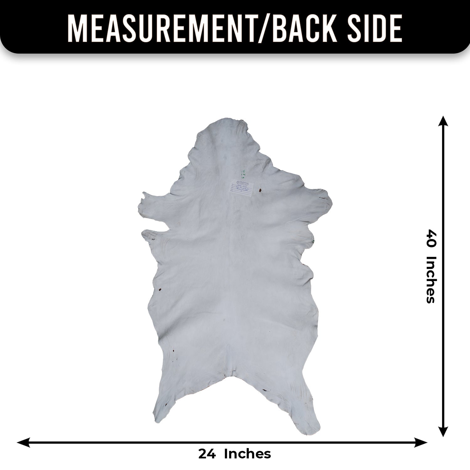 Handcrafted Dark Brown Goat Skin Rug - Genuine Leather for Luxurious Décor