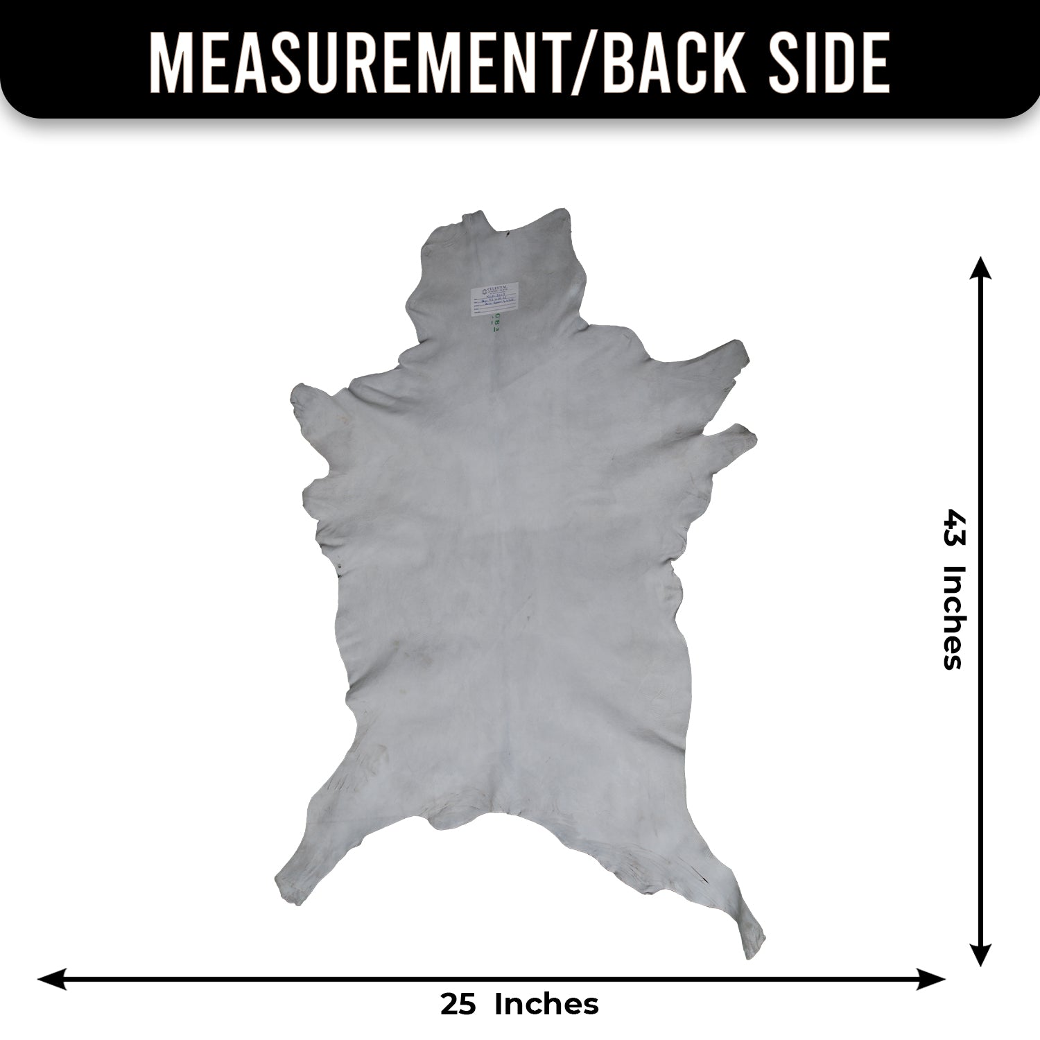 Stylish Black and White Goat Hide Rug - Unique Natural Pattern for Modern Homes