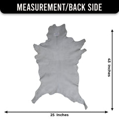 Stylish Black and White Goat Hide Rug - Unique Natural Pattern for Modern Homes