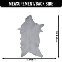 Goat Skin Rug, Black and white Handpicked for Quality, Unique Piece for Sale, Fast UK Delivery