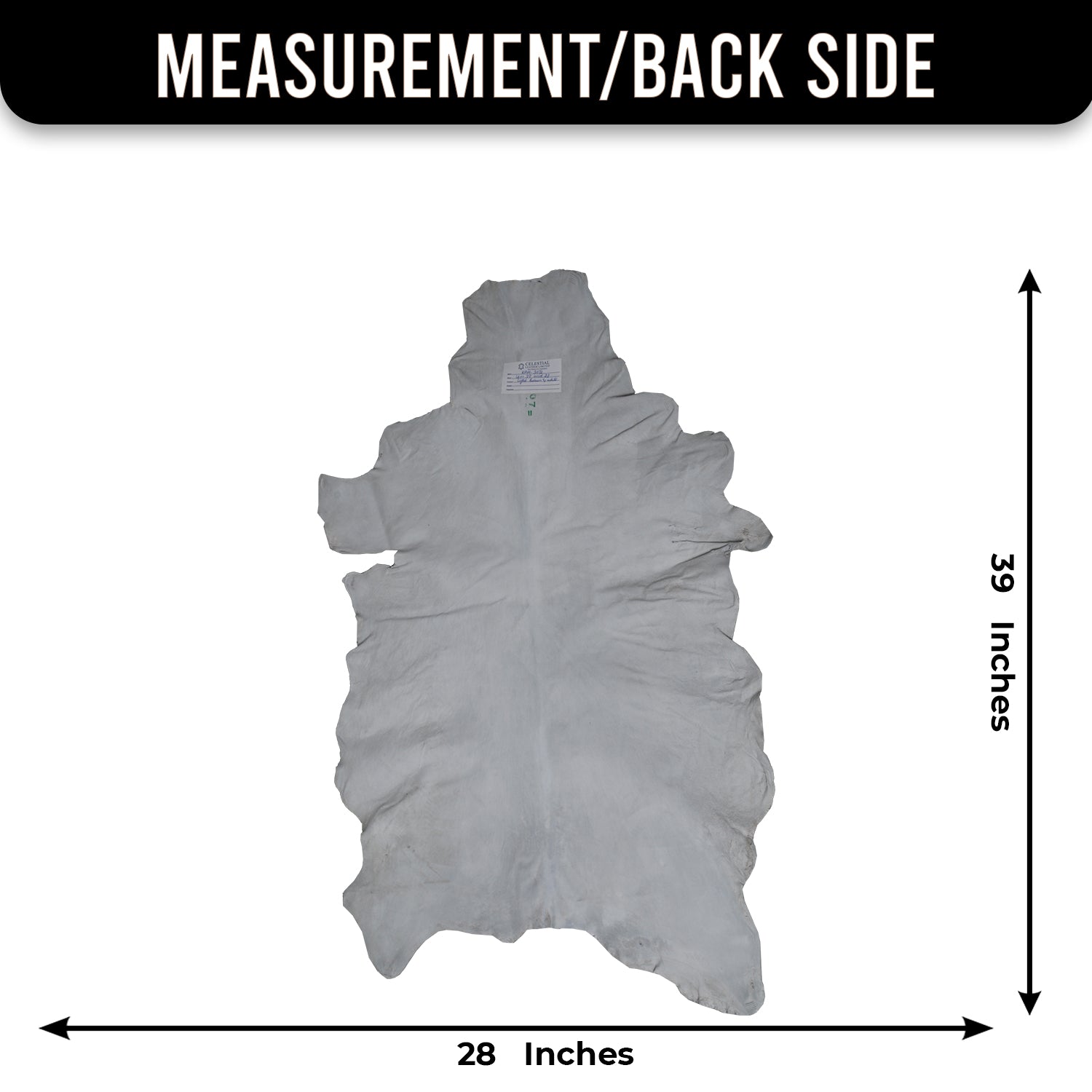 Authentic Hair-On Goat Skin Rug - Brown and White Pattern for Stylish Interiors