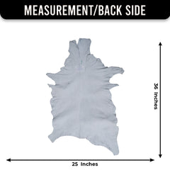 Premium Dark Brown Goat Skin Rug - Rustic Charm for Modern and Classic Interiors