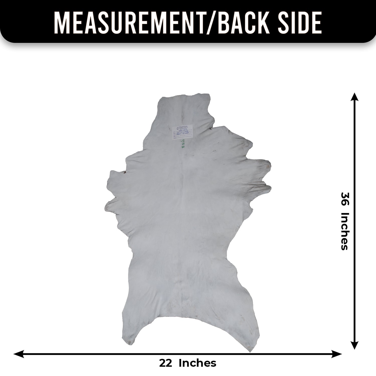 Natural Dark Brown Goat Skin Rug – Authentic Elegance for Your Home