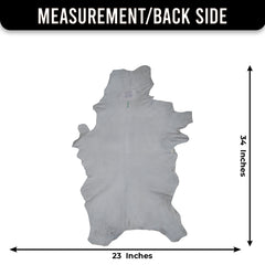 Black and White Handmade Goat Skin Rug – Rustic Charm for Your Home