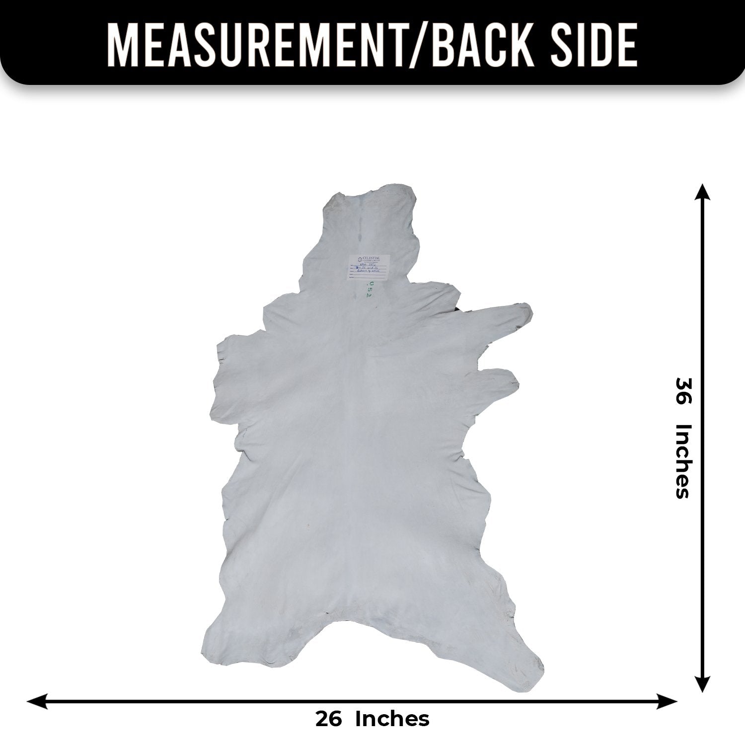 Luxury Brown & White Goat Skin Rug - Premium Hair-On Hide Rug with Unique Patterns, Non-Slip Suede Back, Sustainable - Eco-Friendly