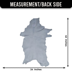 Elegant Dark Brown Goat Skin Rug - Natural Hair-On Accent for Floors or Walls