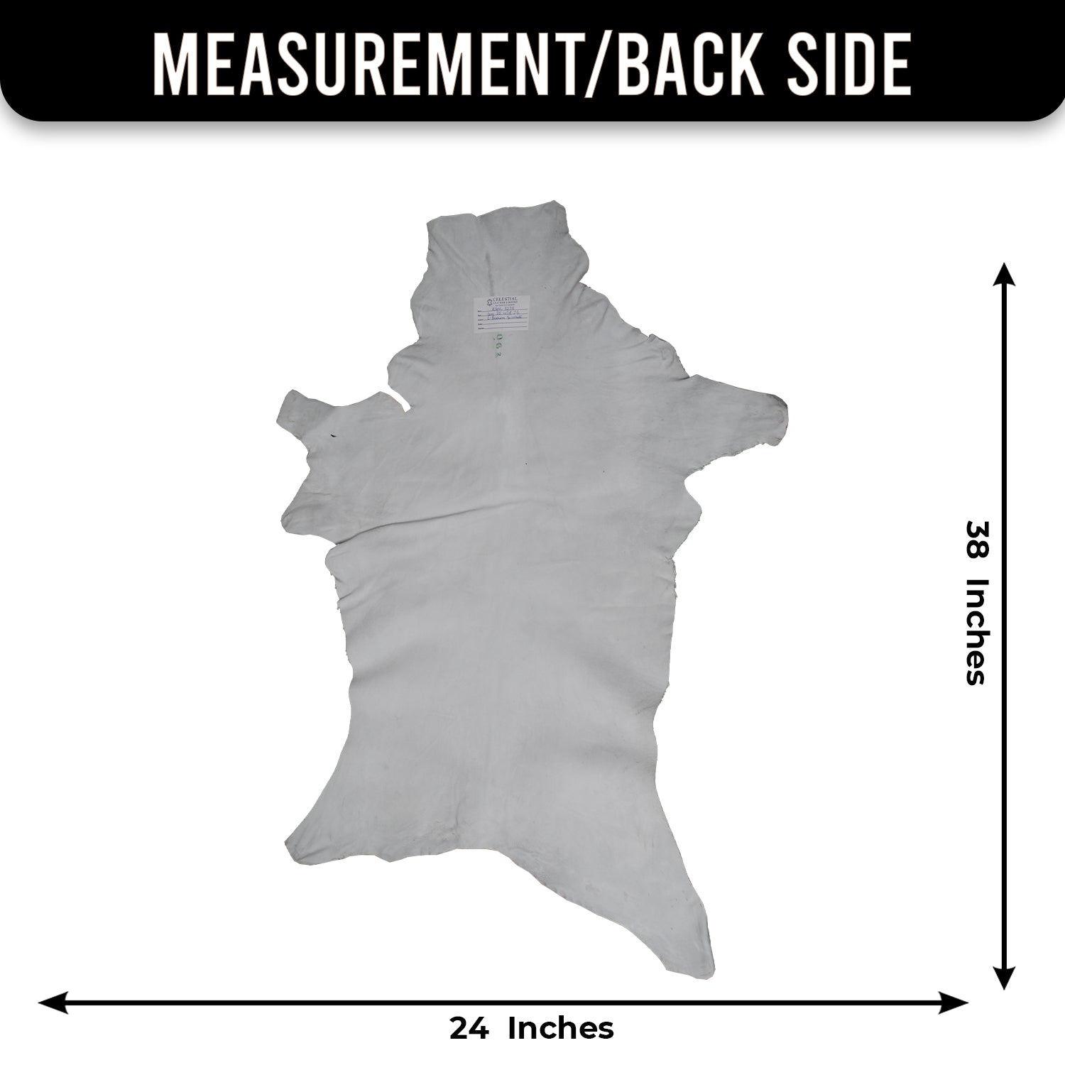 Rustic Brown and White Goat Skin Rug - Unique Pattern for Modern and Classic Décor