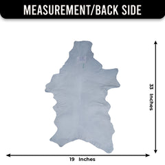 Dark Brown Rug - Soft, Durable, and Eco-Friendly - Handmade Pure Goat Skin Floor Rug - Non-Slip Suede Back