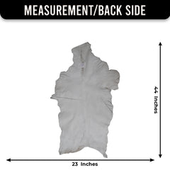 Tri-Color Handmade Goat Skin Rug – Unique Style for Your Home Décor