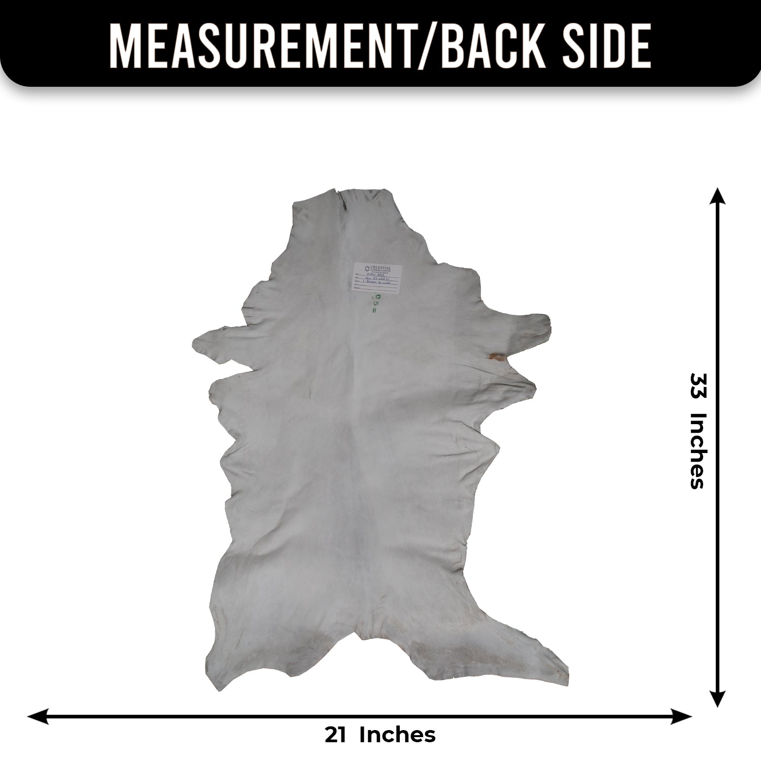 Elegant Brown and White Goat Hide Rug - Perfect Accent for Living Room or Bedroom