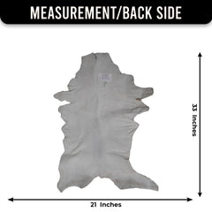 Elegant Brown and White Goat Hide Rug - Perfect Accent for Living Room or Bedroom