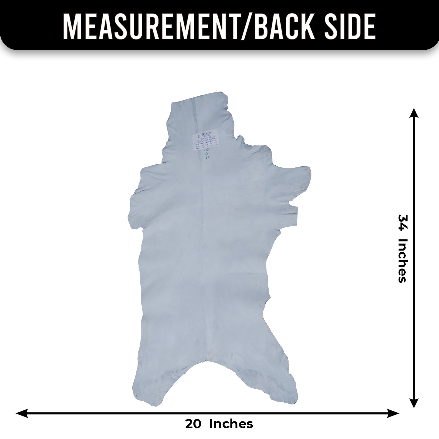 Decorative Black and White Goat Skin Rug - Genuine Leather for Sophisticated Spaces