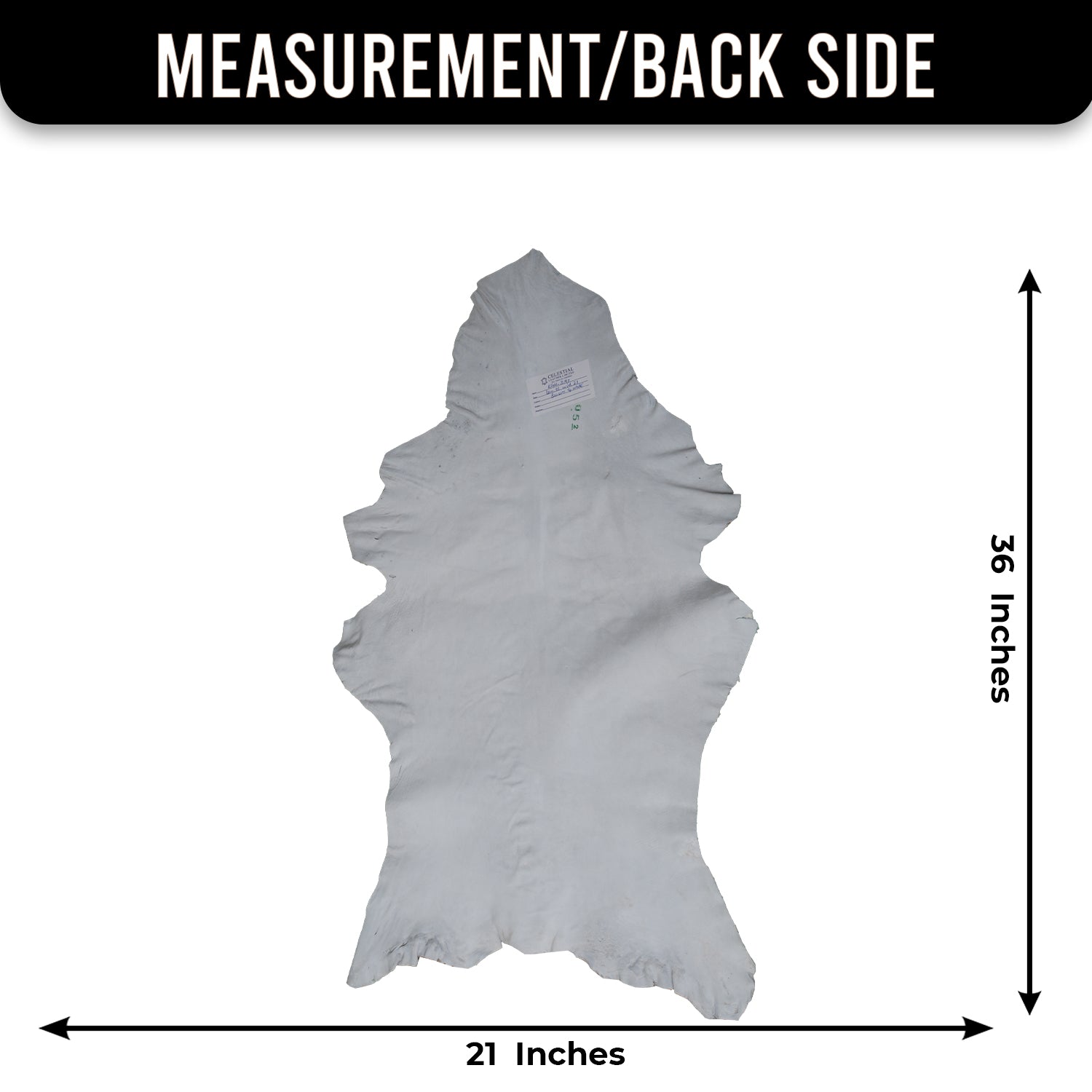 Authentic Hair-On Goat Skin Rug - Brown and White Pattern for Stylish Interiors