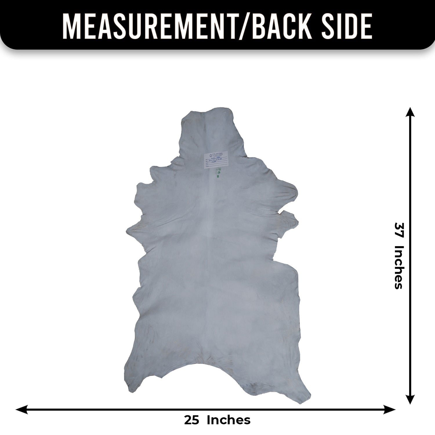 Black and Brown Handmade Goat Skin Rug – Rustic Charm for Your Home