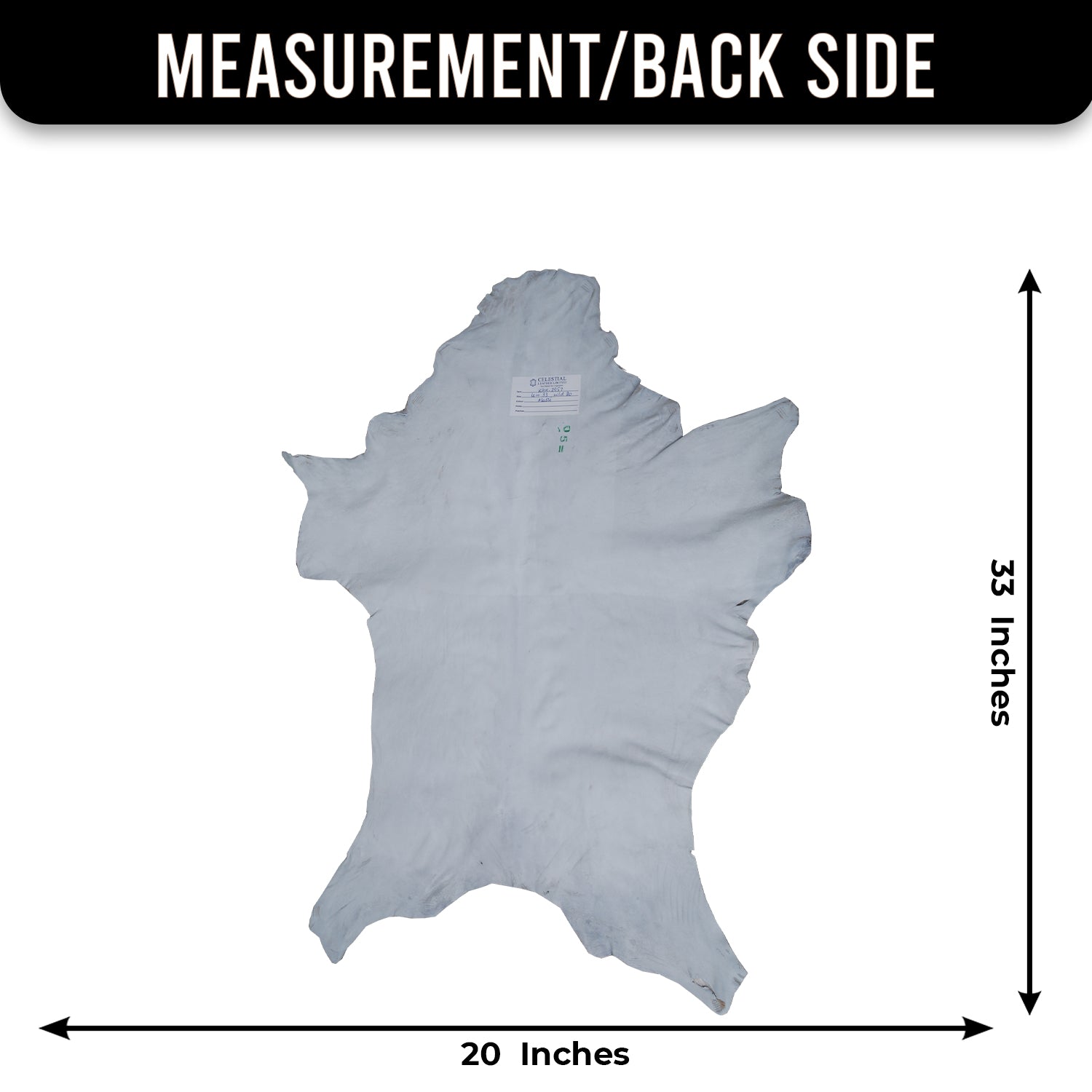 Goat Skin Rug: Tri-Color genuine Goat hide rug