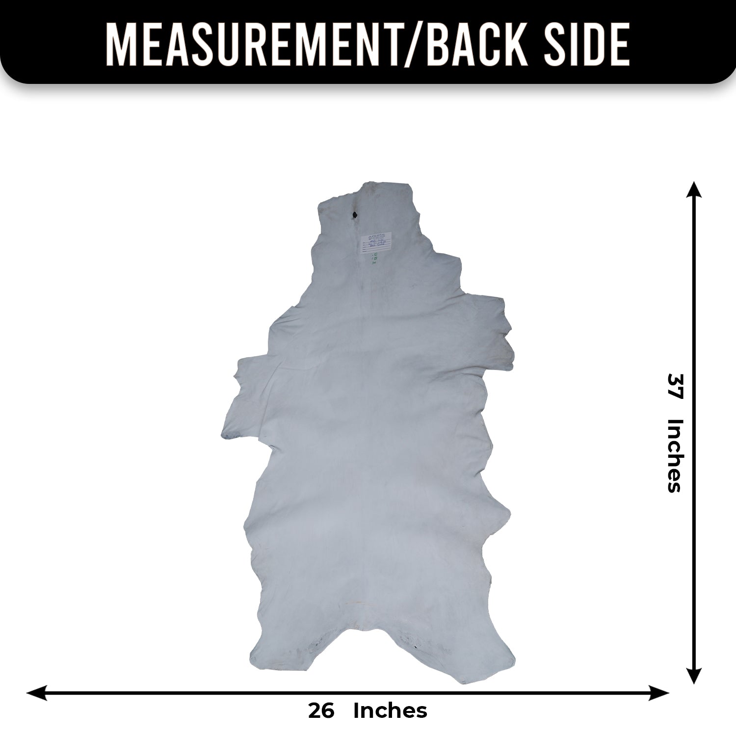 Handcrafted Black and White Goat Skin Rug - Soft and Durable Hair-On Leather