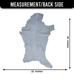 Luxurious Brown and White Goat Hide Rug - Natural Hair-On Leather for Home Styling