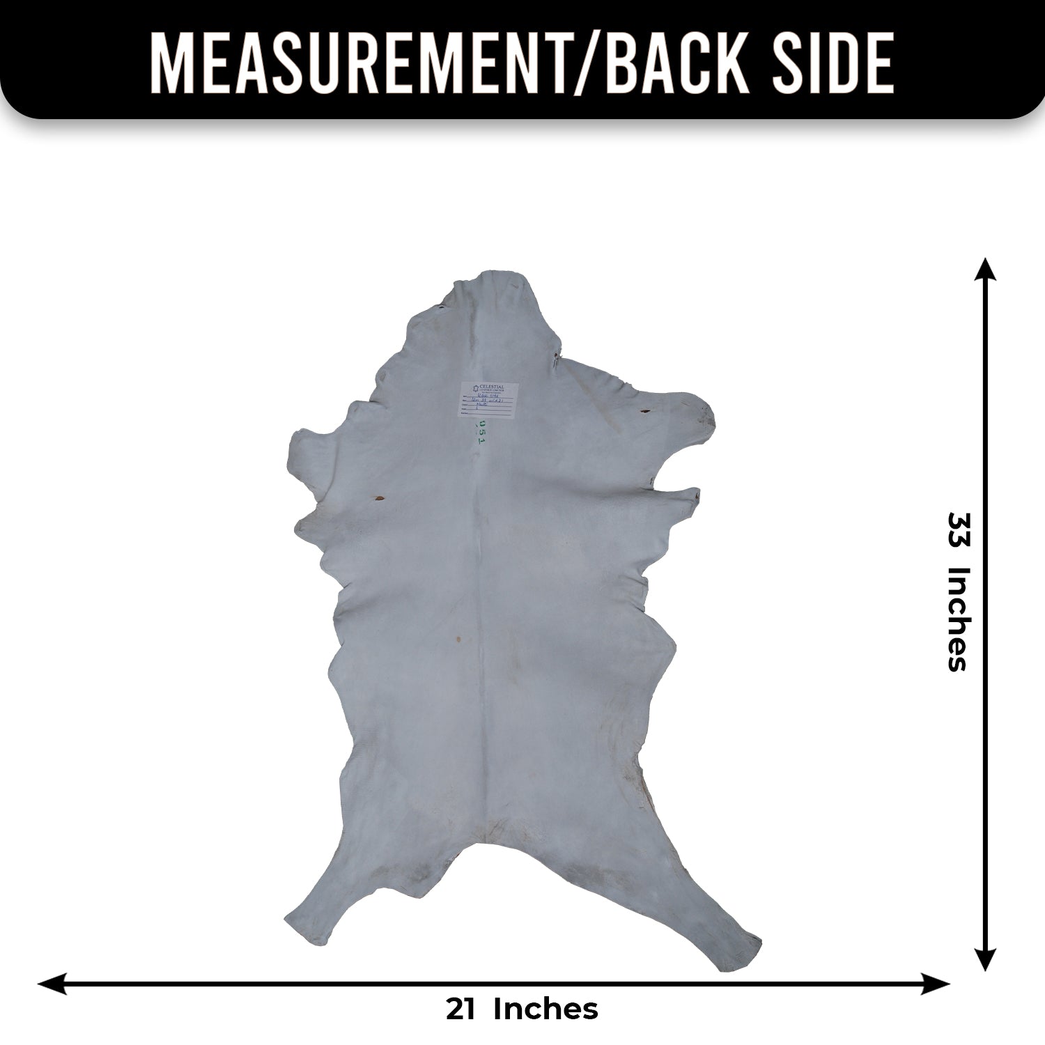 Luxurious Brown and White Goat Hide Rug - Natural Hair-On Leather for Home Styling