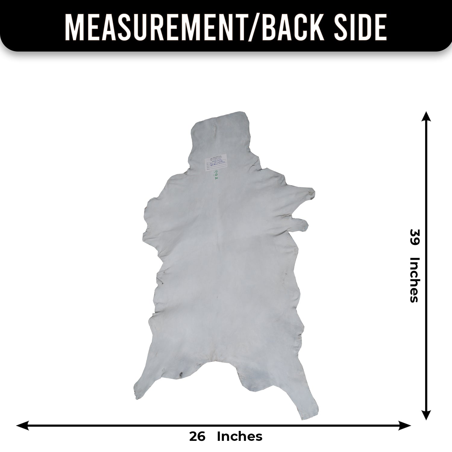 Premium Brown and White Goat Skin Rug - Genuine Hair-On Leather for Rustic Décor