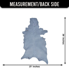 Brown and White Handmade Goat Skin Rug – Classic Elegance for Your Home