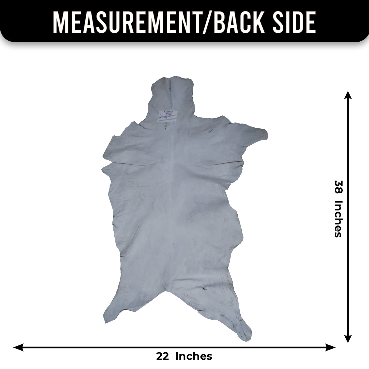 Grey and White Handmade Goat Skin Rug – Natural Luxury for Your Home