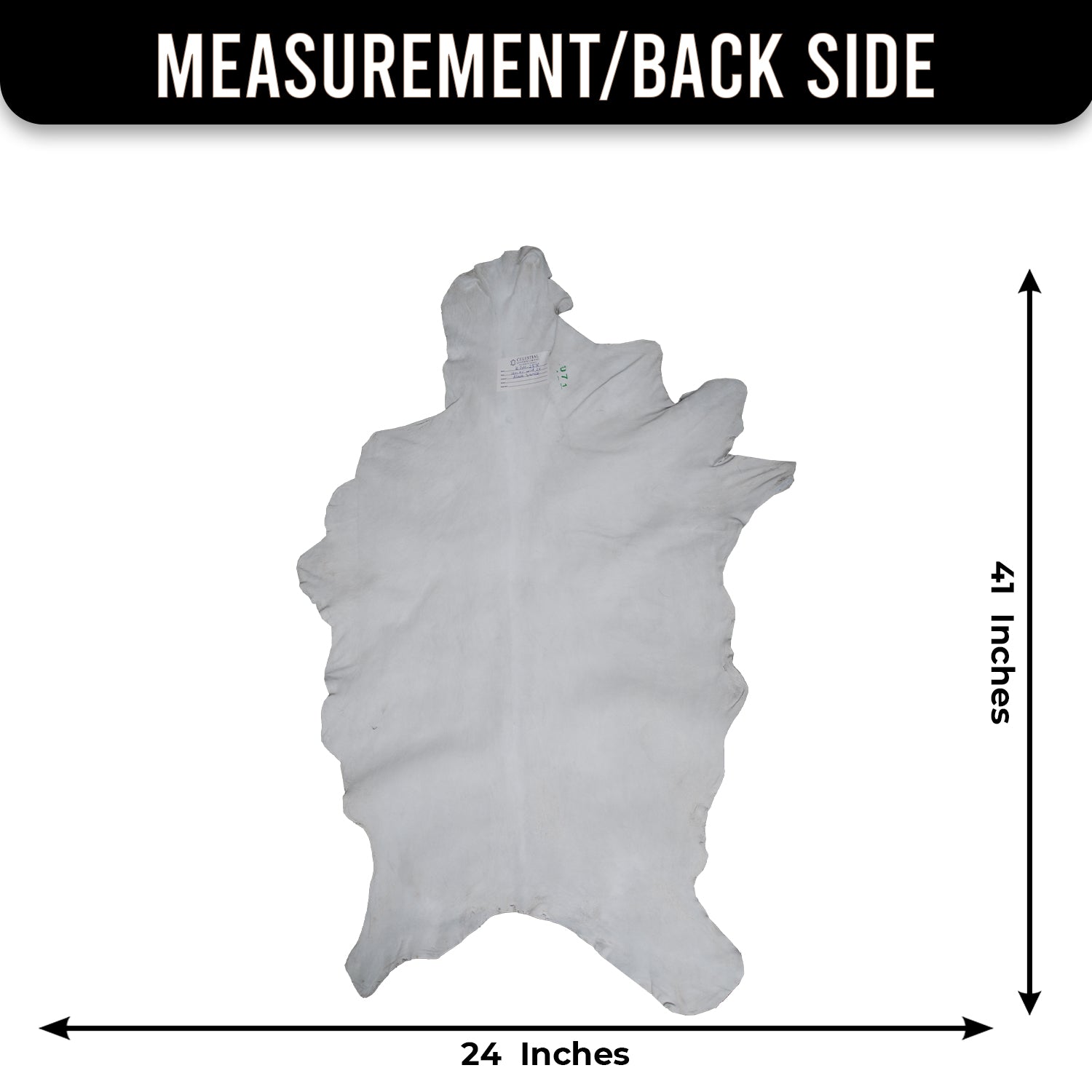 Black and White Handmade Goat Skin Rug – Natural Luxury for Your Home