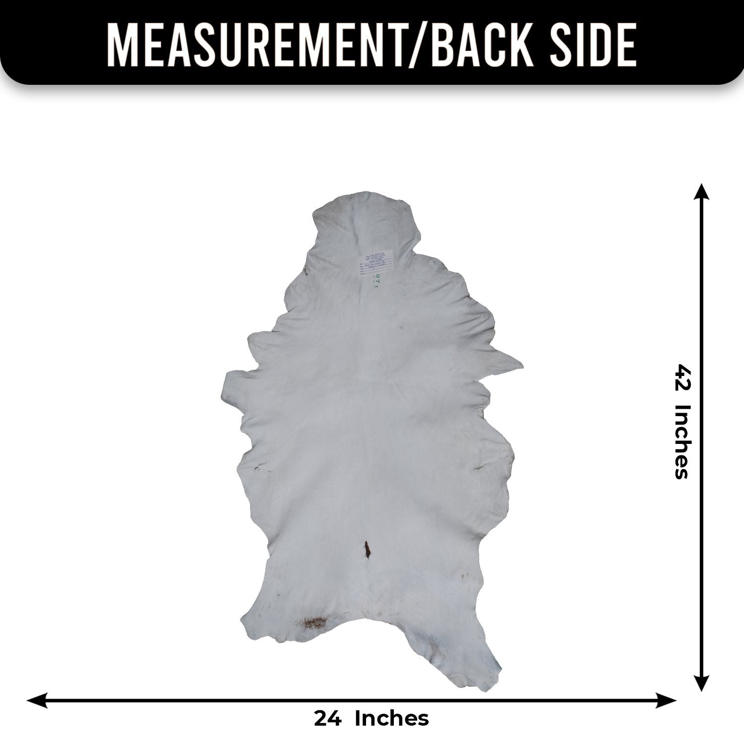 Luxurious Brown and White Goat Skin Rug - Premium Hair-On, Natural, and Sustainable - Elegant Home Decor Addition - Celestial Leather Limited