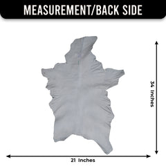 Stylish Black and White Goat Hide Rug - Unique Natural Pattern for Modern Homes