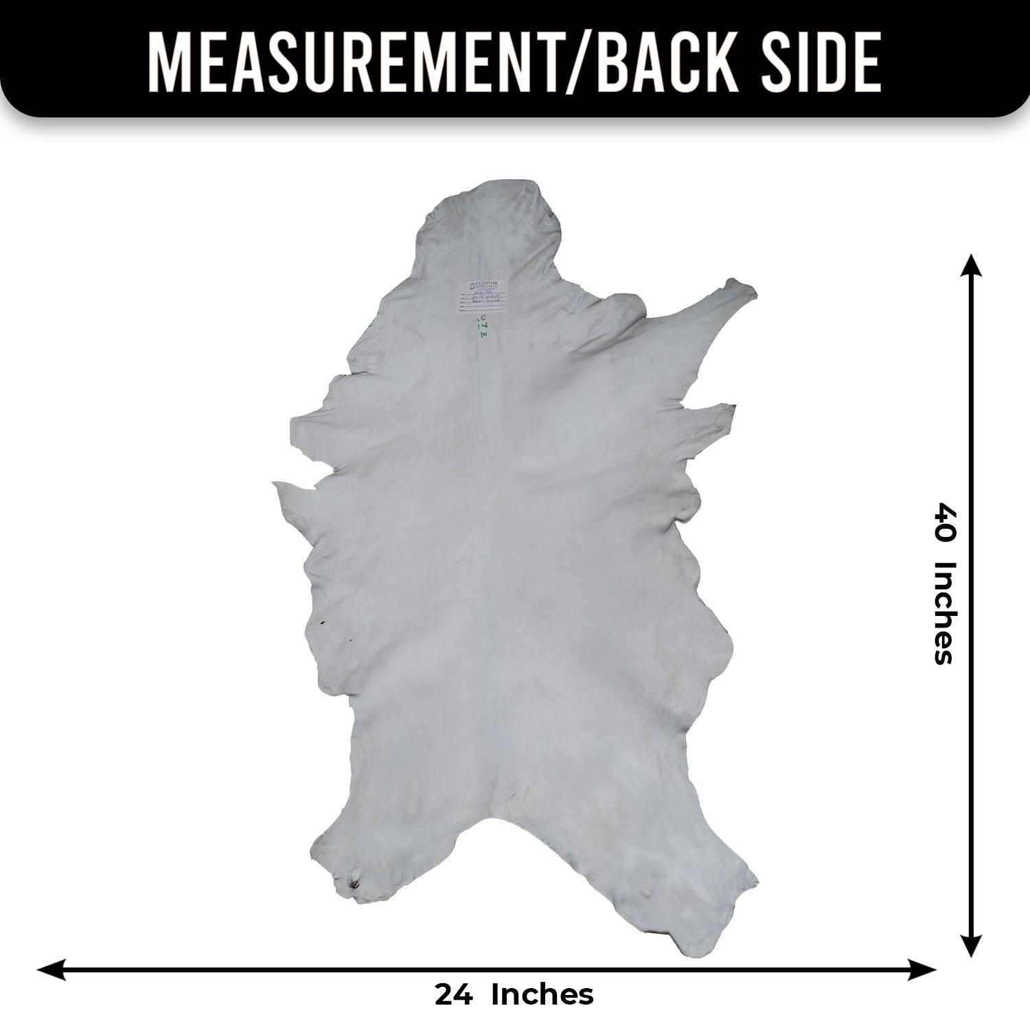 Handcrafted Dark Brown Goat Skin Rug - Genuine Leather for Luxurious Décor