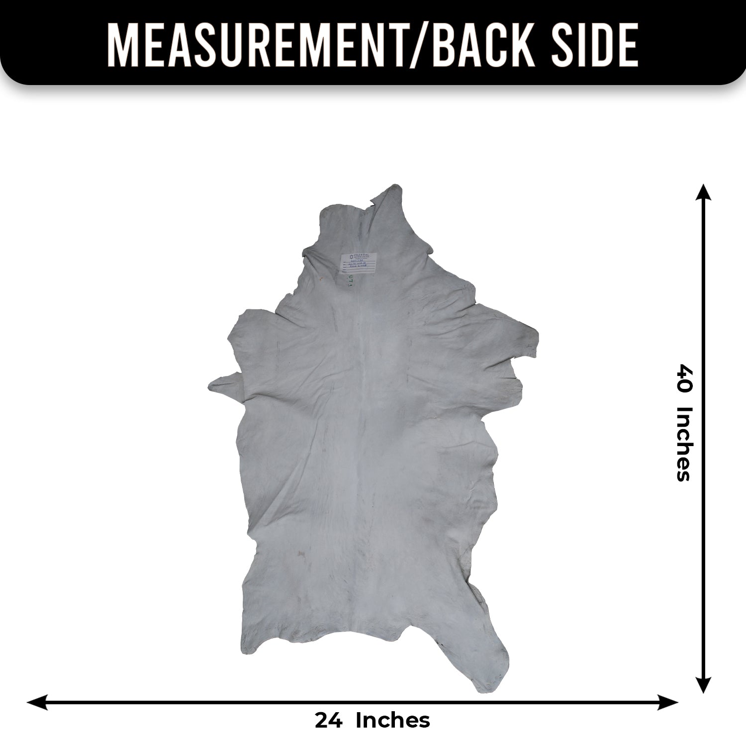 Handcrafted Black and White Goat Skin Rug - Soft and Durable Hair-On Leather