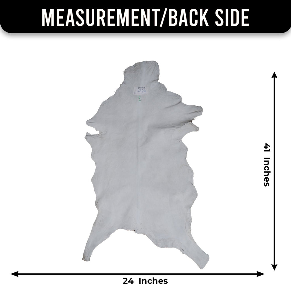 Luxurious Brown and White Goat Skin Rug - Premium Handcrafted Hair-On Goatskin Rug for Elegant Home Decor - Celestial Leather Limited