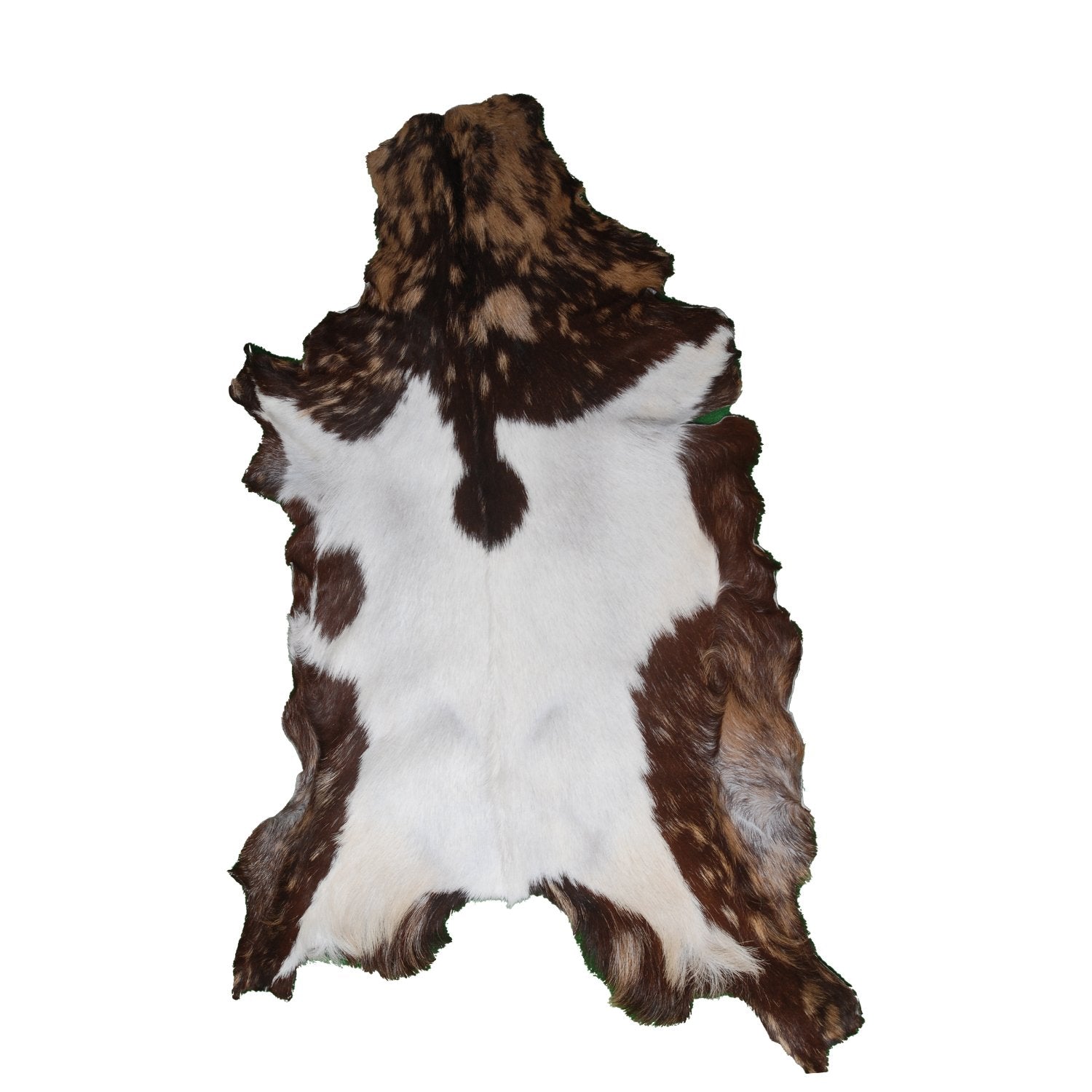Luxurious Multicolour Goat Skin Rug | Handmade Pure Goat Skin Floor Decor - Soft, Durable, Eco-Friendly - Unique Colour Variations,