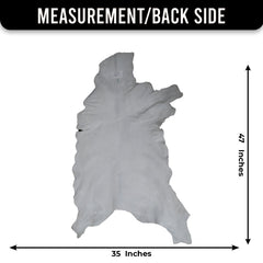 Luxurious Multicolour Goat Skin Rug | Handmade Pure Goat Skin Floor Decor - Soft, Durable, Eco-Friendly - Unique Colour Variations,