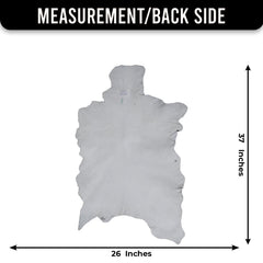 Luxury Black & White Graphic Pattern Goat Skin Rug, Hypoallergenic - Non-Shedding, Modern Sophistication, Sustainable - Eco-Friendly