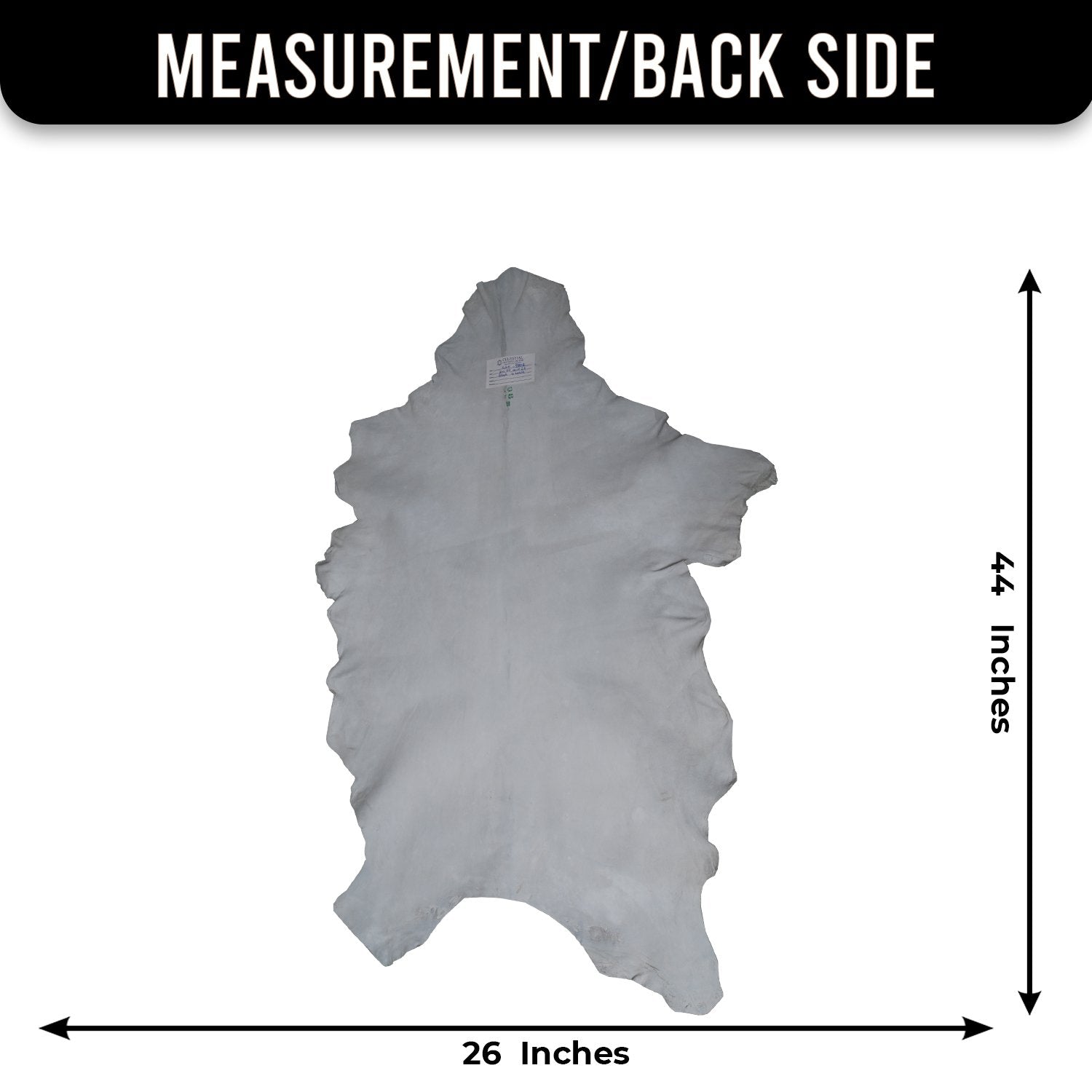 Luxurious Black & White Goat Skin Rug - Handmade Pure Goat Skin Floor Rug with Unique Color Variations, Soft & Eco-Friendly