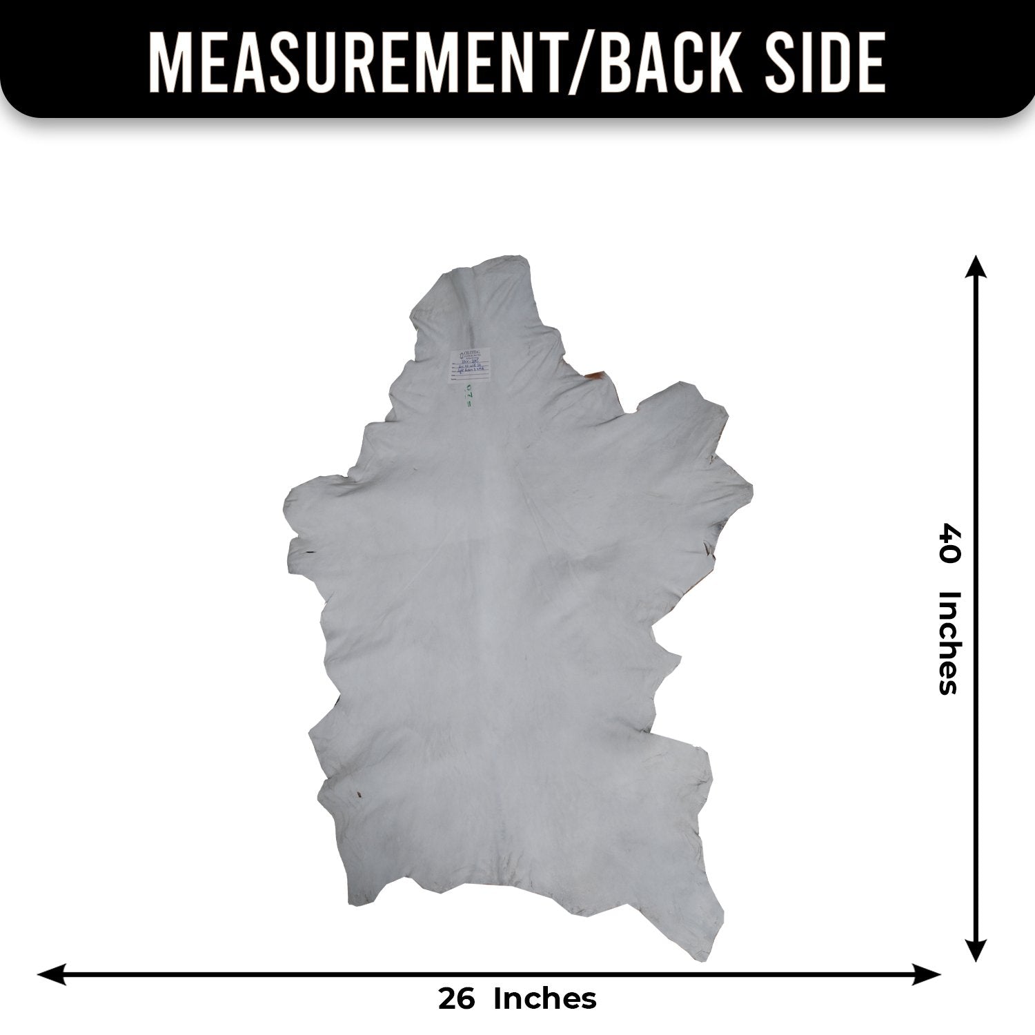 Luxury Brown and White Natural Goat Skin Rug with Modern Graphic Pattern for Stylish Wall Décor - Hypoallergenic and Non-Shedding,