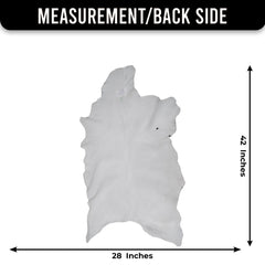 Luxurious Handmade Black & White Goat Skin Rug: Soft, Hypoallergenic, Sustainable, Non-Shedding & Unique - Add Nature's Beauty to Your Home - Celestial Leather Limited