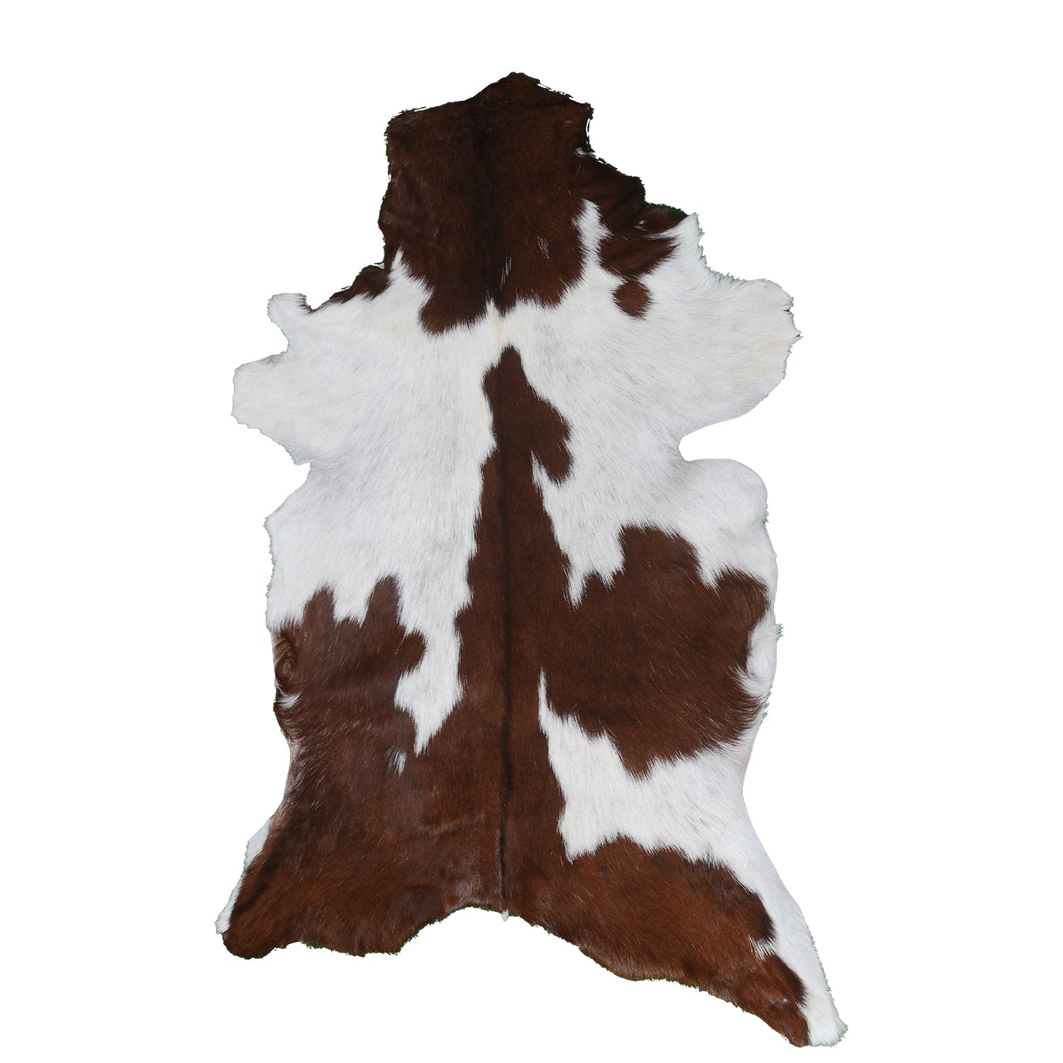 Dark Brown Rug - Soft, Durable, and Eco-Friendly - Handmade Pure Goat Skin Floor Rug - Non-Slip Suede Back