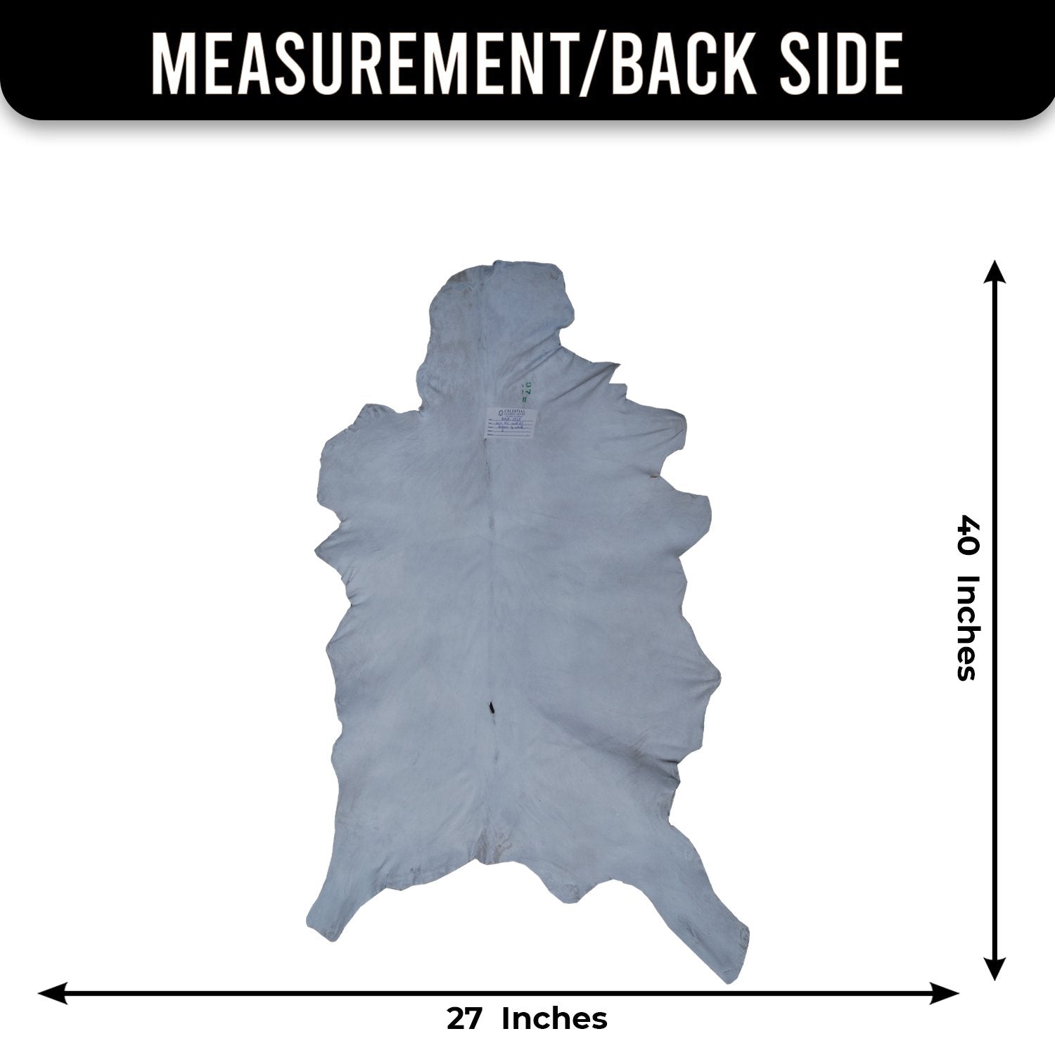 Luxurious Brown And White Goat Skin Rug - Handmade Pure Goat Skin Floor Rug with Unique Colour Variations - Celestial Leather Limited