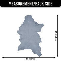 Luxury Black & White Goat Skin Rug - Handmade, Soft & Non-Shedding Goat Skin Floor Rug - Celestial Leather Limited