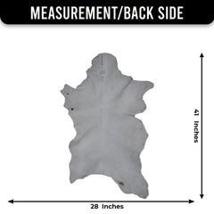 Luxurious Handmade Black & White Goat Skin Rug - Soft, Pet-Friendly, Hypoallergenic, & Eco-Friendly - Unique Statement Piece for Your Home - Celestial Leather Limited