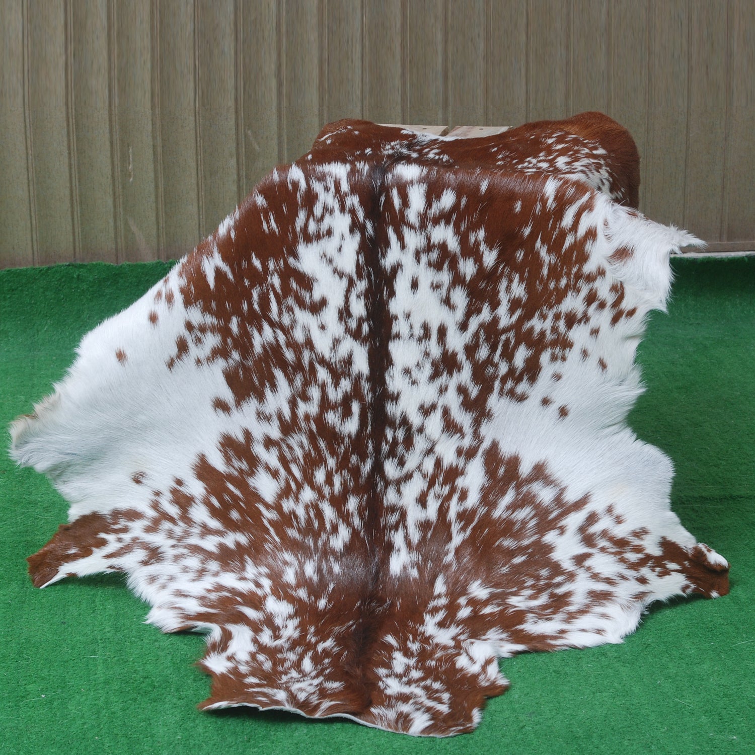 Dark Brown Rug - Soft, Durable, and Eco-Friendly - Handmade Pure Goat Skin Floor Rug - Non-Slip Suede Back
