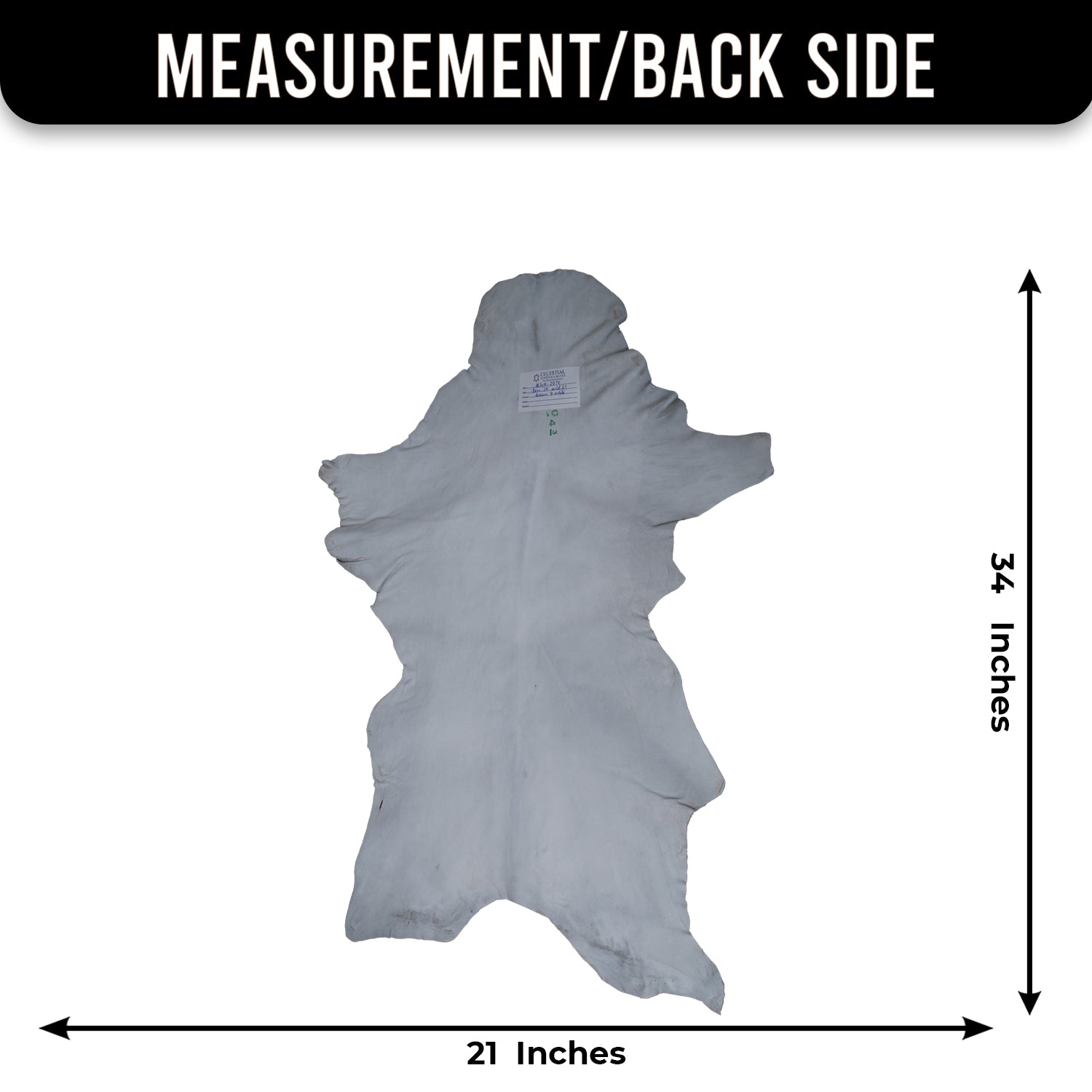 Luxurious Dark Brown Goat Skin Rug - Genuine Hair-On Leather for Elegant Décor