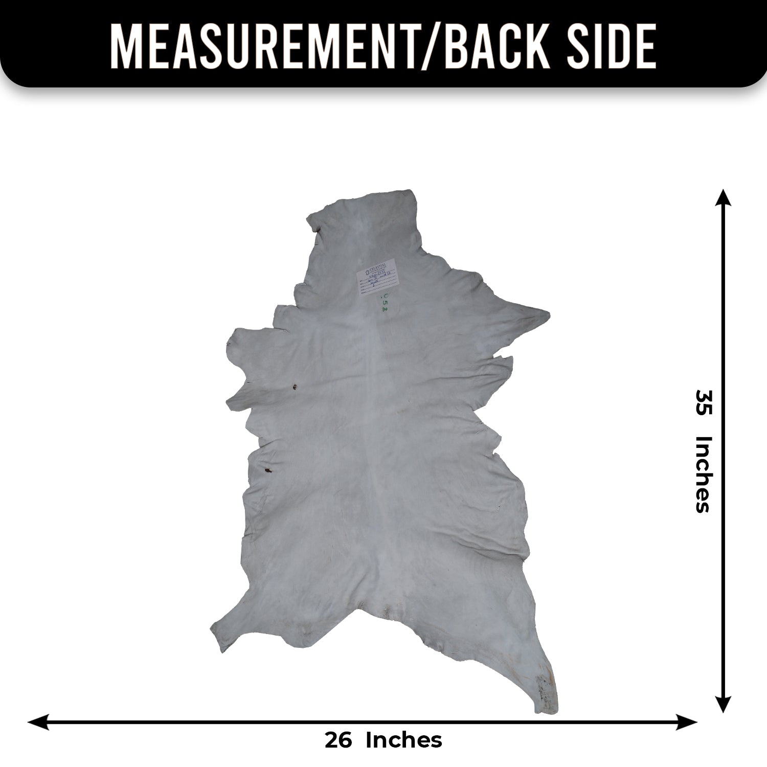 Natural Tri-Color Goat Hide Rug - Luxurious Accent for Rustic and Modern Spaces