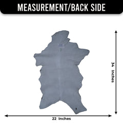 Luxurious Brown & White Goat Hide Rug - Premium Hair-On Skin Rug for Elegant Home Decor