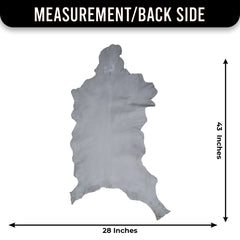 Hair-On Goat Skin Rug - Black and White Design for Unique Living Spaces