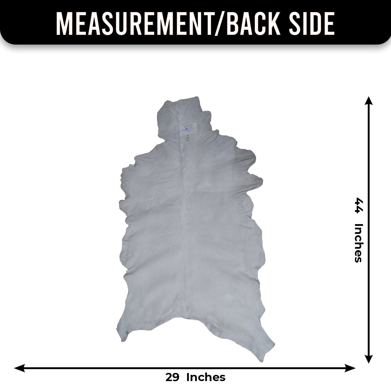 Luxurious Brown & Black Genuine Goat Skin Rug for Home Décor