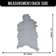 Luxurious Brown & Black Genuine Goat Skin Rug for Home Décor