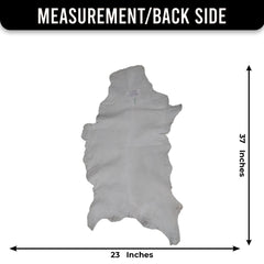 Premium Brown & White Goat Hide Rug - Luxury Hair-on Goatskin Rug, Sustainable - Eco-Friendly, Unique Patterns, Non-Slip Suede Back